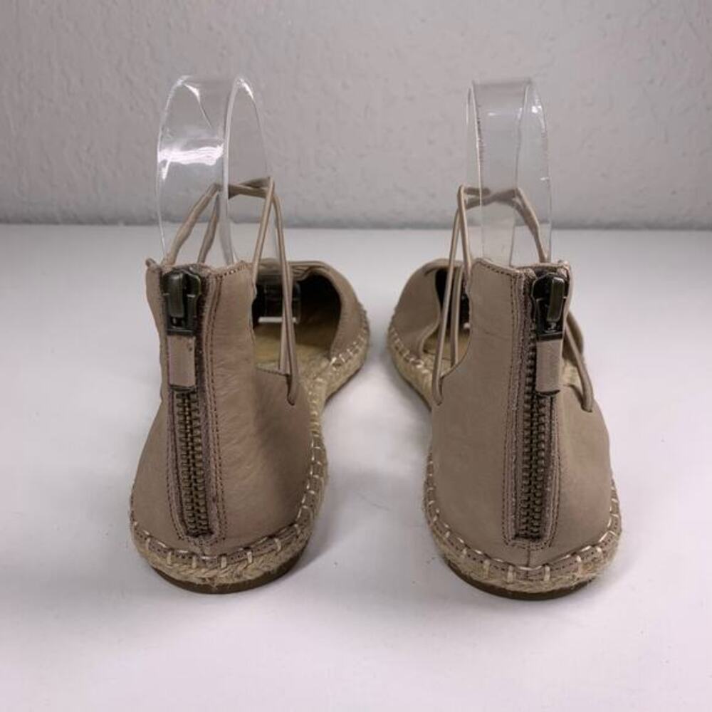 EILEEN FISHER Tan Nubuck Lace-Up Espadrille Sandals Size‎ 8.5 - Picture 6 of 10
